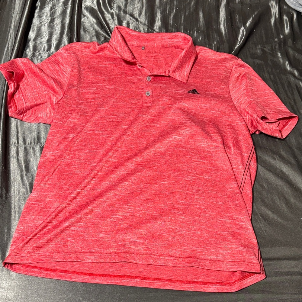 adidas Red Polo Shirt